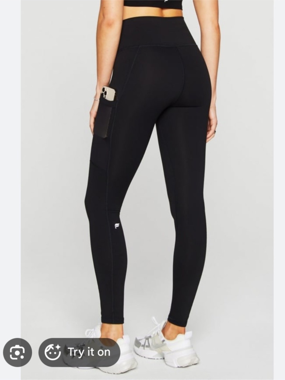 Fabletics Black High-Waisted Pocket Leggings
